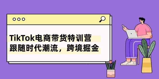 TikTok电商带货特训营，跟随时代潮流，跨境掘金（8节课）-黑鲨创业网