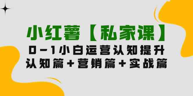 （9910期）小红薯【私家课】0-1玩赚小红书内容营销，认知篇+营销篇+实战篇（11节课）-黑鲨创业网