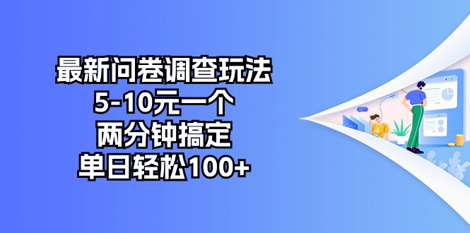 （10606期）最新问卷调查玩法，5-10元一个，两分钟搞定，单日轻松100+-黑鲨创业网