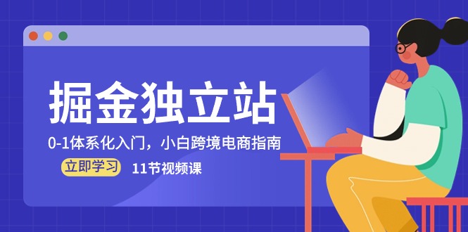 （10536期）掘金 独立站，0-1体系化入门，小白跨境电商指南（11节视频课）-黑鲨创业网