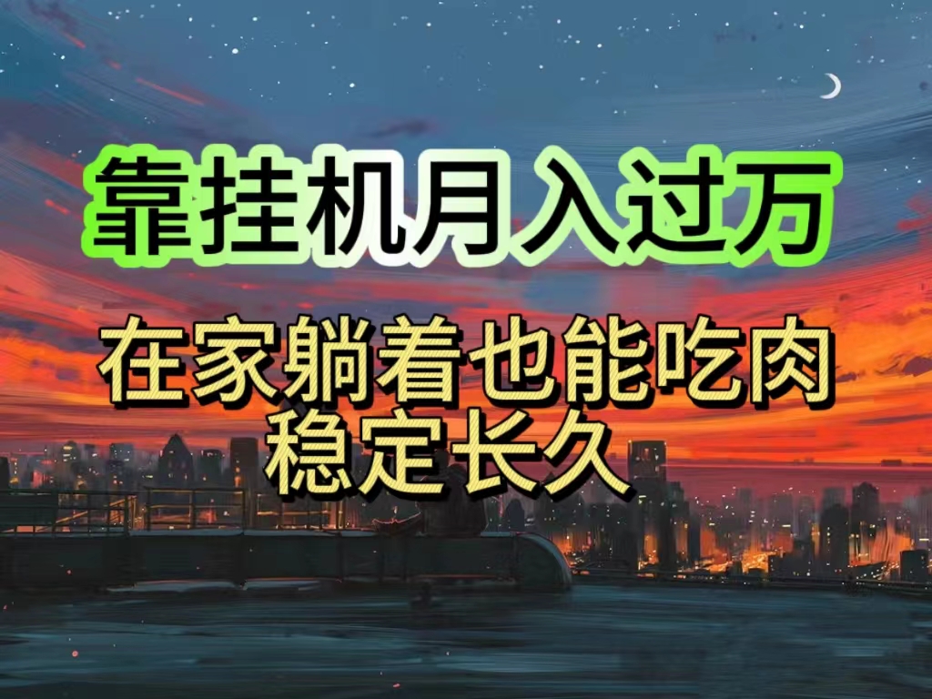 （10921期）挂机项目日入1000+，躺着也能吃肉，适合宝爸宝妈学生党工作室，电脑手…-黑鲨创业网