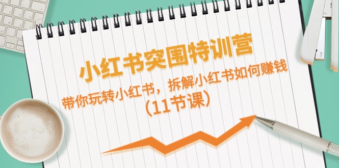 （10868期）小红书突围特训营，带你玩转小红书，拆解小红书如何赚钱（11节课）-黑鲨创业网