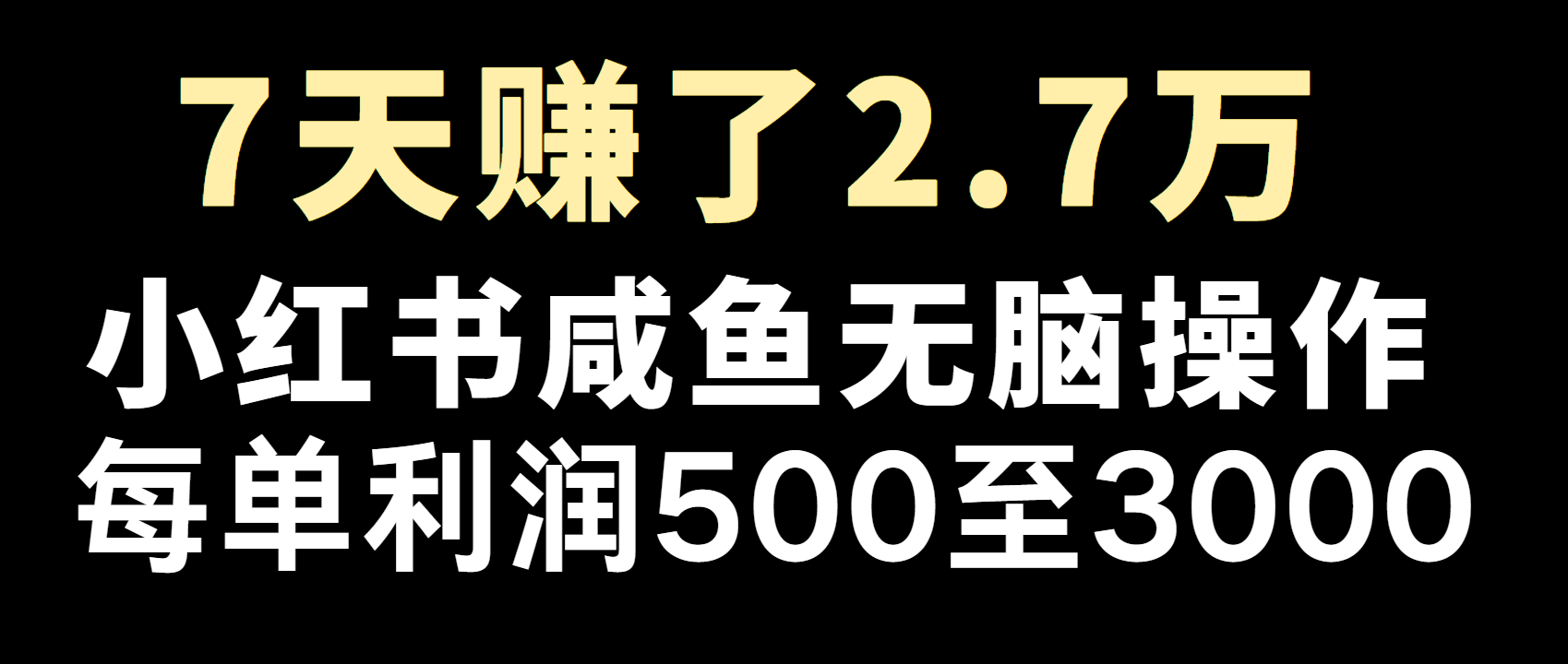 全网首发，7天赚了2.6万，2025利润超级高！-黑鲨创业网