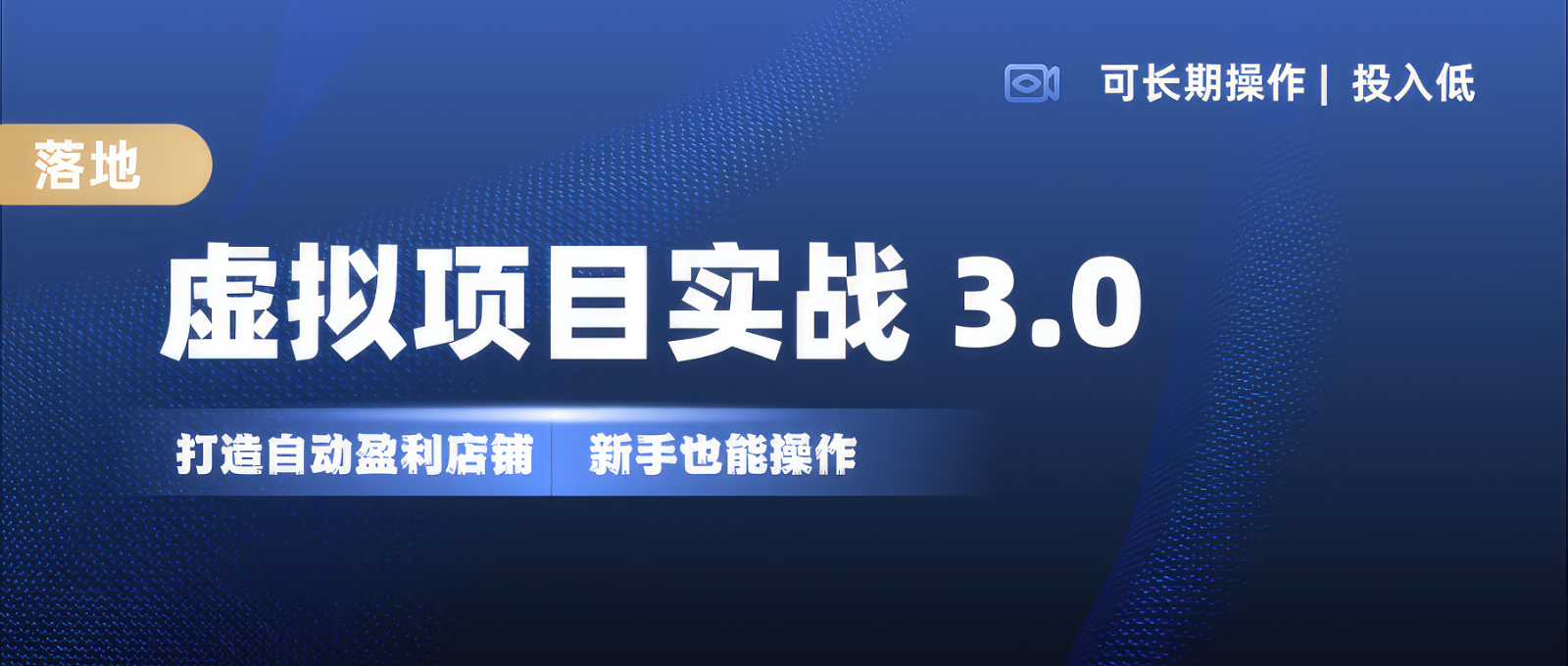 虚拟项目实操落地 3.0,新手轻松上手，单品月入1W+-黑鲨创业网