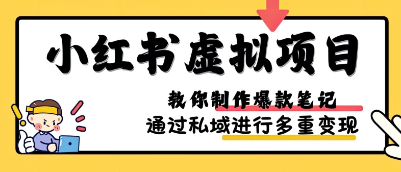 小红书虚拟项目实战，爆款笔记制作，矩阵放大玩法分享-黑鲨创业网