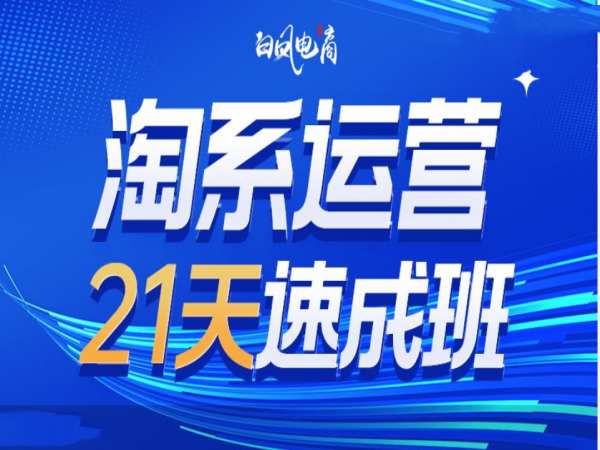 淘系运营21天速成班35期，年前最后一波和2025方向-黑鲨创业网