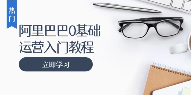 阿里巴巴运营零基础入门教程：涵盖开店、运营、推广，快速成为电商高手-黑鲨创业网