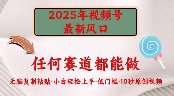 2025年视频号新风口，低门槛只需要无脑执行-黑鲨创业网