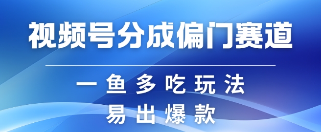 视频号创作者分成计划偏门类目，容易爆流，实拍内容简单易做【揭秘】-黑鲨创业网